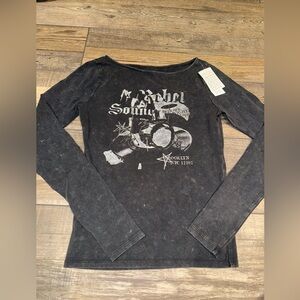 Hollister Rebel Soul Long Sleeve Tee Small NWT